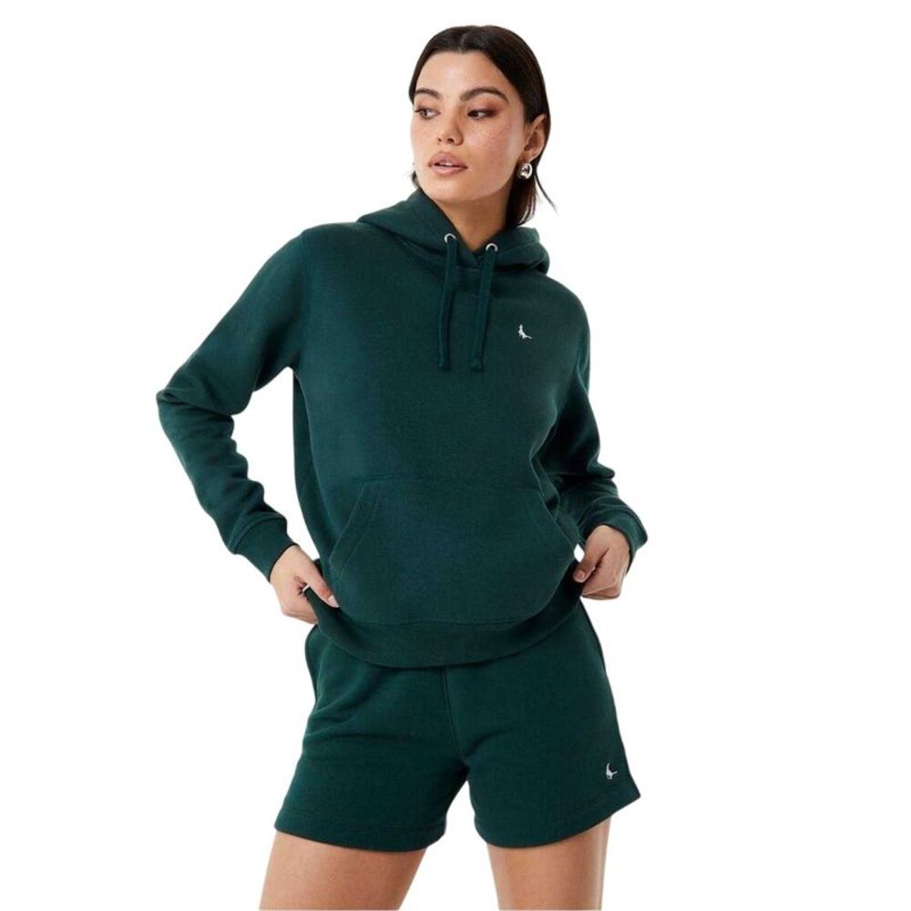 Jack Wills Womens/Ladies Astbury Boyfriend Shorts / Dark Green